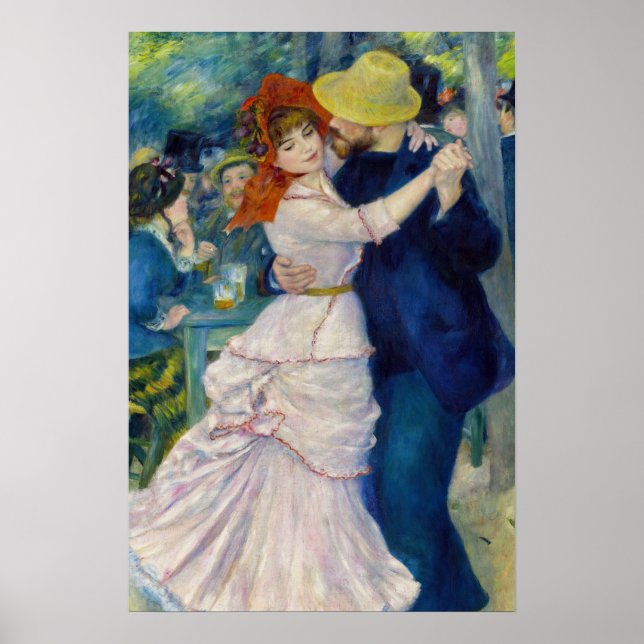 Pierre-Auguste Renoir - Dance at Bougival Poster (Framsidan)