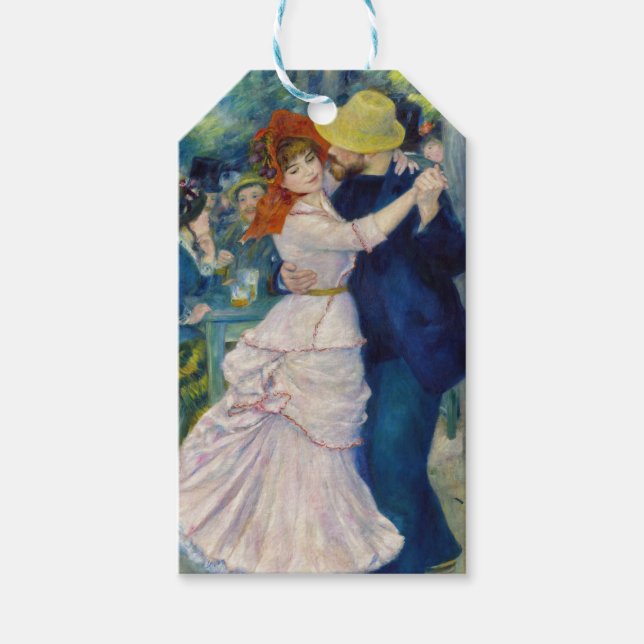 Pierre-Auguste Renoir - Dance at Bougival Presentetikett (Framsidan)