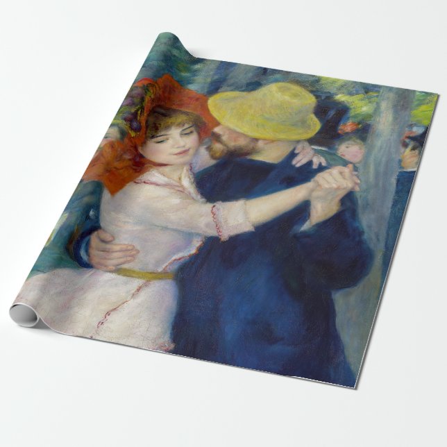 Pierre-Auguste Renoir - Dance at Bougival Presentpapper (Utrullad)