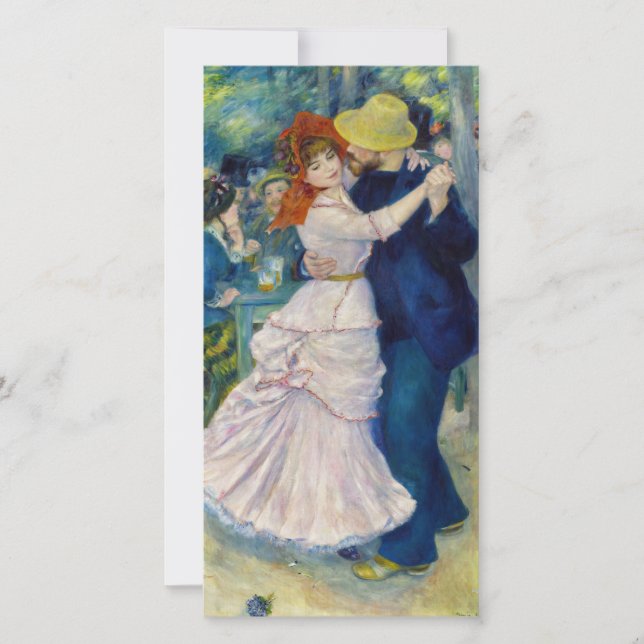 Pierre-Auguste Renoir - Dance at Bougival Tack Kort (Framsida)