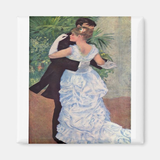 Pierre Auguste Renoir Dance in the City 1883 Magnet (Framsidan)