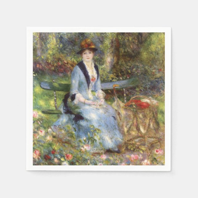 Pierre-Auguste Renoir - Dans les Ro Pappersservett (Framsidan)