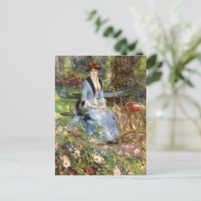 Pierre-Auguste Renoir - Dans les Ro Vykort (Stående Fram)