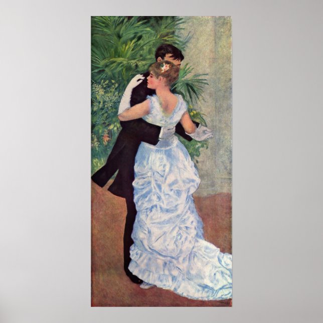 Pierre-Auguste Renoir - Danse à la ville (1883) Poster (Framsidan)