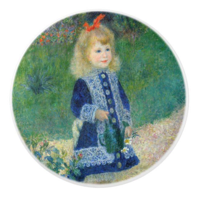 Pierre-Auguste Renoir - En flicka med en vaktburk Knopp (Framsidan)