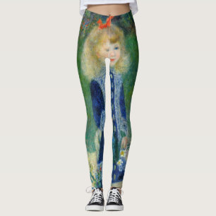 Pierre-Auguste Renoir - En flicka med en vaktburk Leggings