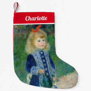 Pierre-Auguste Renoir - En flicka med en vaktburk Liten Julstrumpa