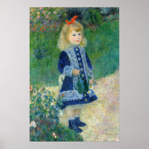Pierre-Auguste Renoir - En flicka med en vaktburk Poster