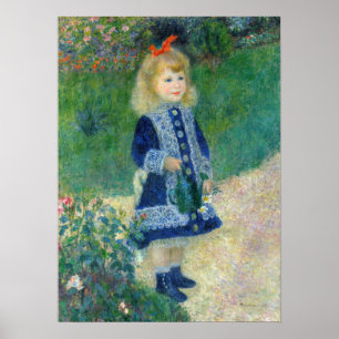 Pierre-Auguste Renoir - En flicka med en vaktburk Poster
