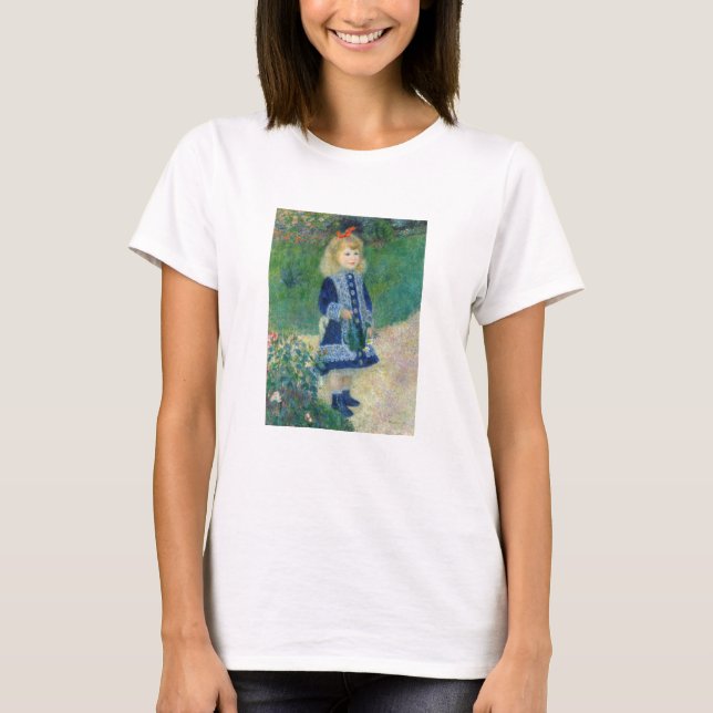 Pierre-Auguste Renoir - En flicka med en vaktburk T Shirt (Framsida)