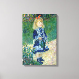 Pierre-Auguste Renoir - En flicka med en vattenkan Canvastryck