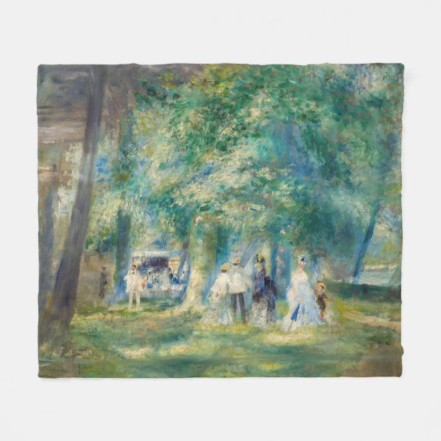 Pierre-Auguste Renoir - Festen på Saint-Cloud Fleecefilt (Framsidan (Horisontell))