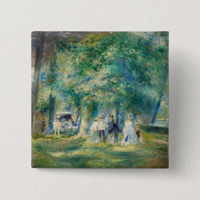 Pierre-Auguste Renoir - Festen på Saint-Cloud Knapp (Framsida)