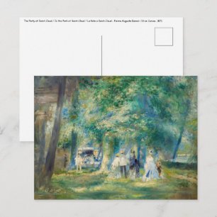 Pierre-Auguste Renoir - Festen på Saint-Cloud Vykort