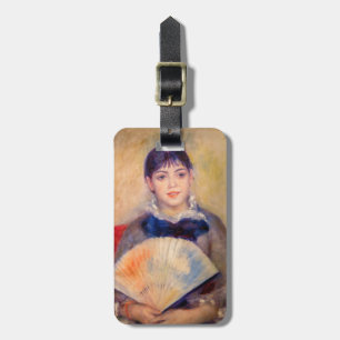 Pierre-Auguste Renoir - flicka med Fläkt Bagagebricka