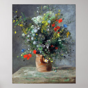 Pierre-Auguste Renoir Flowers i Vas Poster