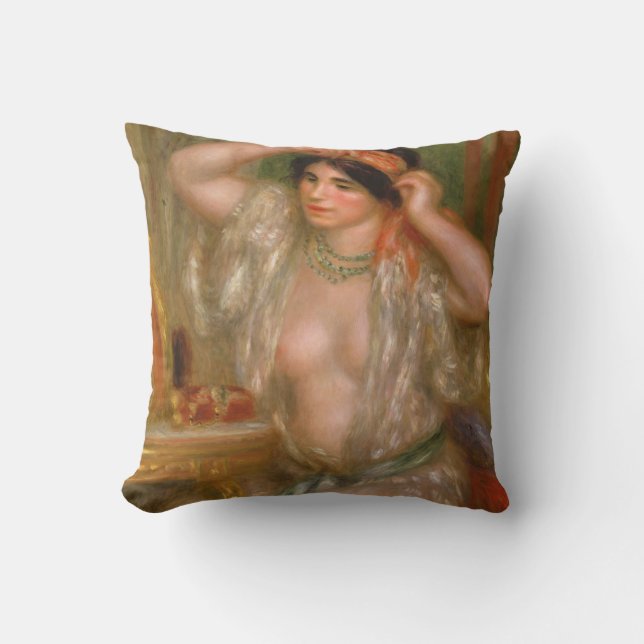 Pierre Auguste Renoir | Gabrielle på spegeln Kudde (Framsida)
