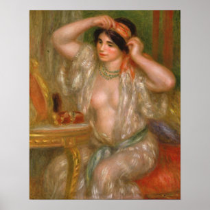 Pierre Auguste Renoir Gabrielle på spegeln Poster
