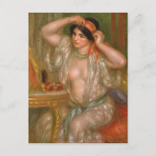 Pierre Auguste Renoir Gabrielle vid spegeln Vykort
