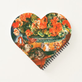 Pierre-Auguste Renoir Geraniums och Cats