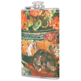 Pierre-Auguste Renoir Geraniums och Cats Fickplunta