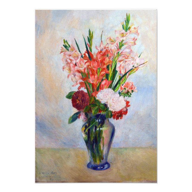 Pierre-Auguste Renoir - Gladioli Fototryck (Framsidan)