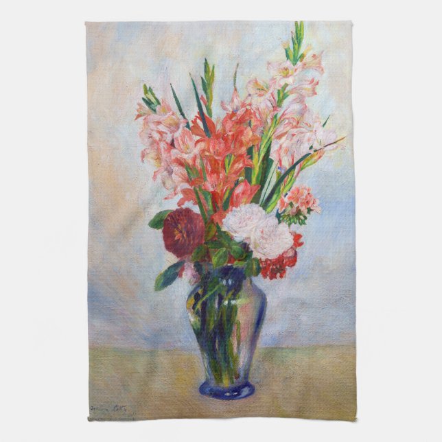 Pierre-Auguste Renoir - Gladioli Kökshandduk (Vertikal)