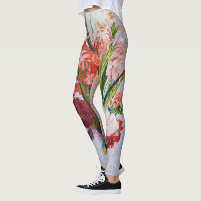 Pierre-Auguste Renoir - Gladioli Leggings (Vänster)
