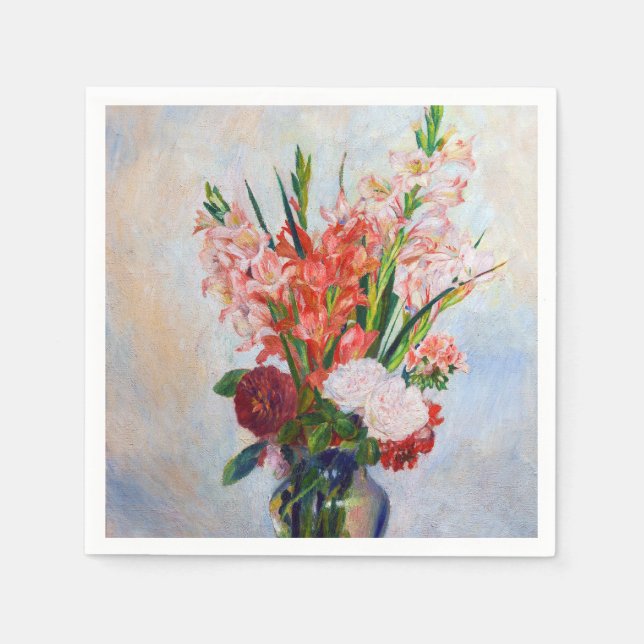 Pierre-Auguste Renoir - Gladioli Pappersservett (Framsidan)