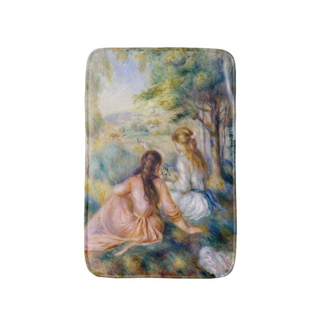 Pierre-Auguste Renoir - I ängen Badrumsmatta (Framsidan (Vertikal))