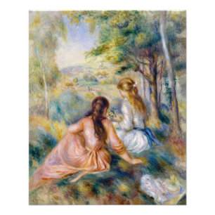 Pierre-Auguste Renoir - I ängen Fototryck