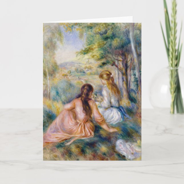 Pierre-Auguste Renoir - I ängen Kort (Framsida)