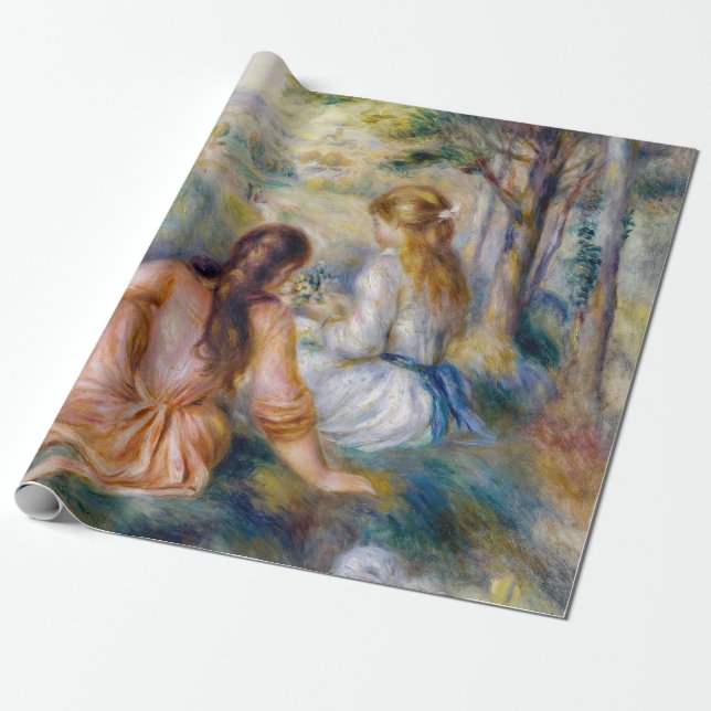 Pierre-Auguste Renoir - I ängen Presentpapper (Utrullad)