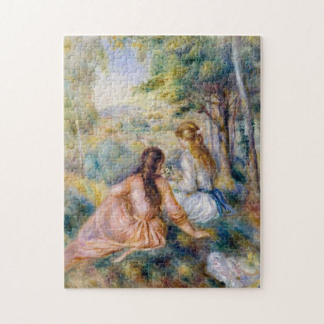 Pierre-Auguste Renoir - I ängen Pussel (Vertikal)
