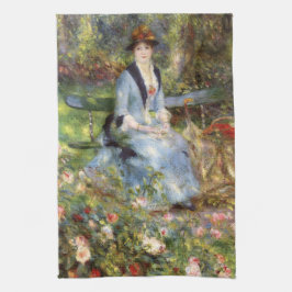 Pierre-Auguste Renoir - I rosorna    Kökshandduk