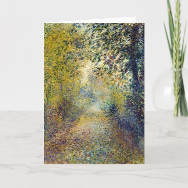 Pierre-Auguste Renoir - I Skogen Kort (Framsida)