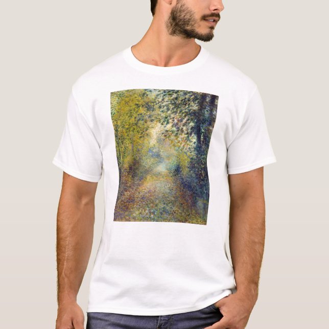 Pierre-Auguste Renoir - I Skogen T Shirt (Framsida)