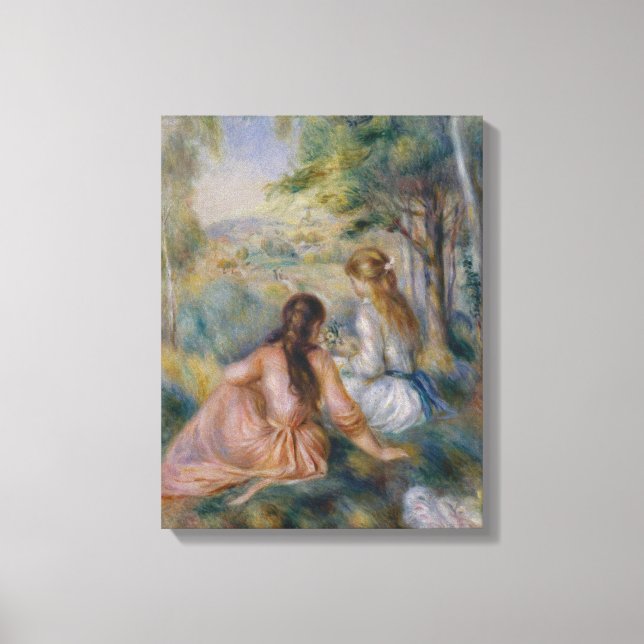 Pierre Auguste Renoir | I skuggan Canvastryck (Framsida)