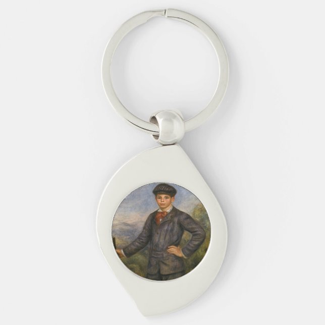 Pierre Auguste Renoir Jean Renoir as Hunter Swirl Silverfärgad Nyckelring (Framsidan)