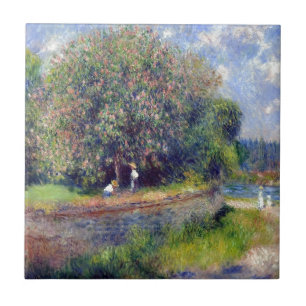 Pierre-Auguste Renoir kastanjträd Kakelplatta