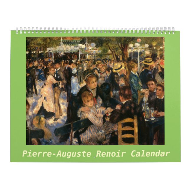 Pierre-Auguste Renoir konstverk Kalender (Omslag)