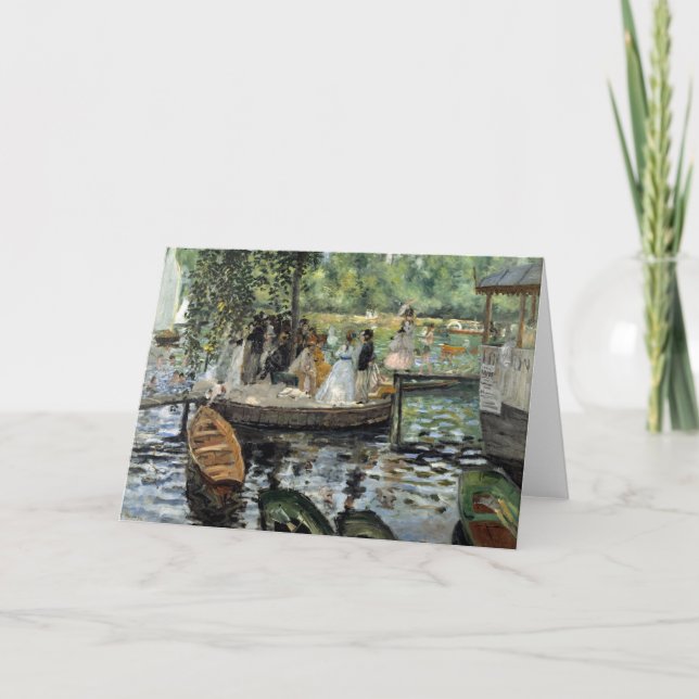 Pierre-Auguste Renoir - La Grenouillere Kort (Framsida)