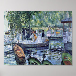 Pierre-Auguste Renoir - La Grenouillere Poster