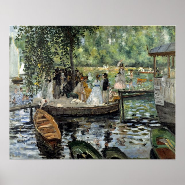 Pierre-Auguste Renoir - La Grenouillere Poster (Framsidan)