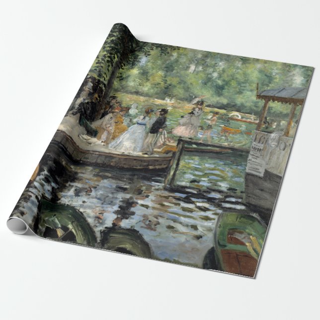 Pierre-Auguste Renoir - La Grenouillere Presentpapper (Utrullad)
