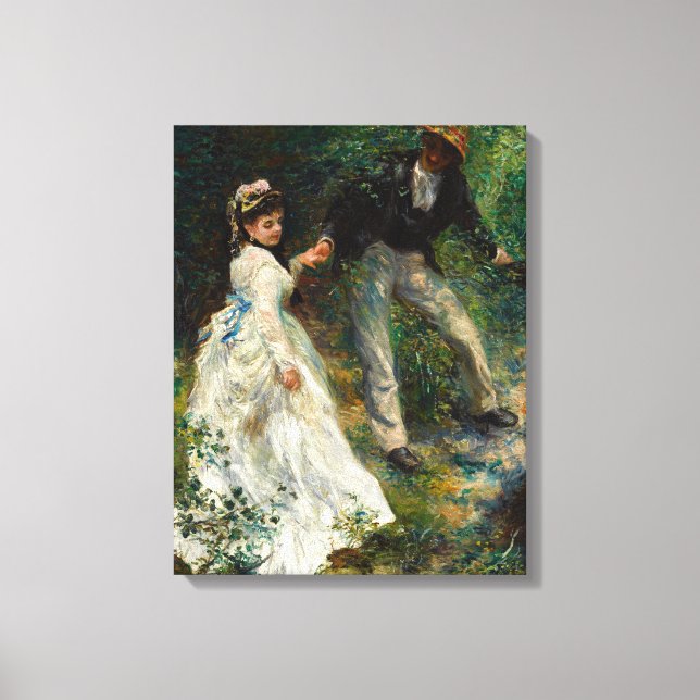 Pierre-Auguste Renoir - La Promened Canvastryck (Framsida)