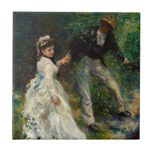 Pierre-Auguste Renoir - La Promened Kakelplatta