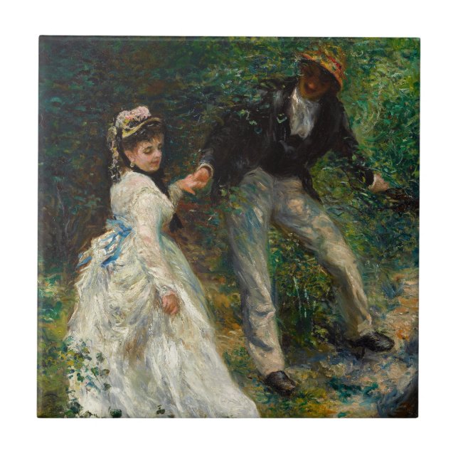 Pierre-Auguste Renoir - La Promened Kakelplatta (Framsidan)