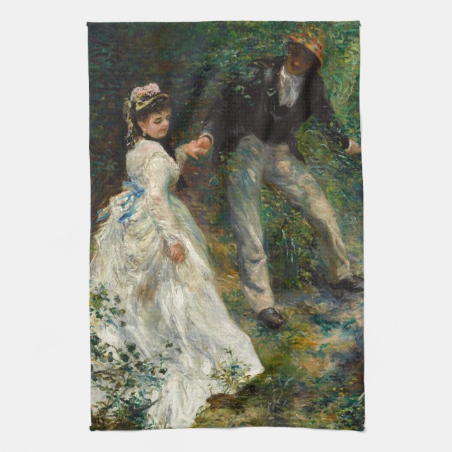 Pierre-Auguste Renoir - La Promened Kökshandduk (Vertikal)