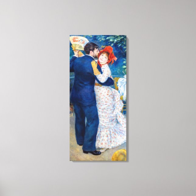 Pierre-Auguste Renoir - Land Dance Canvastryck (Framsida)